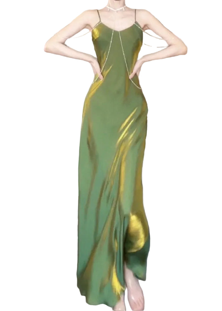 Dame Lang Sundress U-hals 2