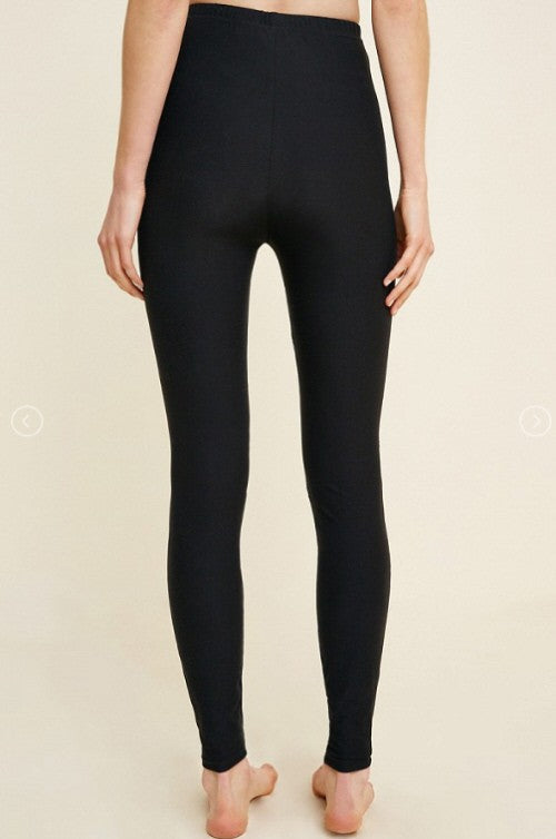 Dame Leggings med Spissutskjæring i Sort 2