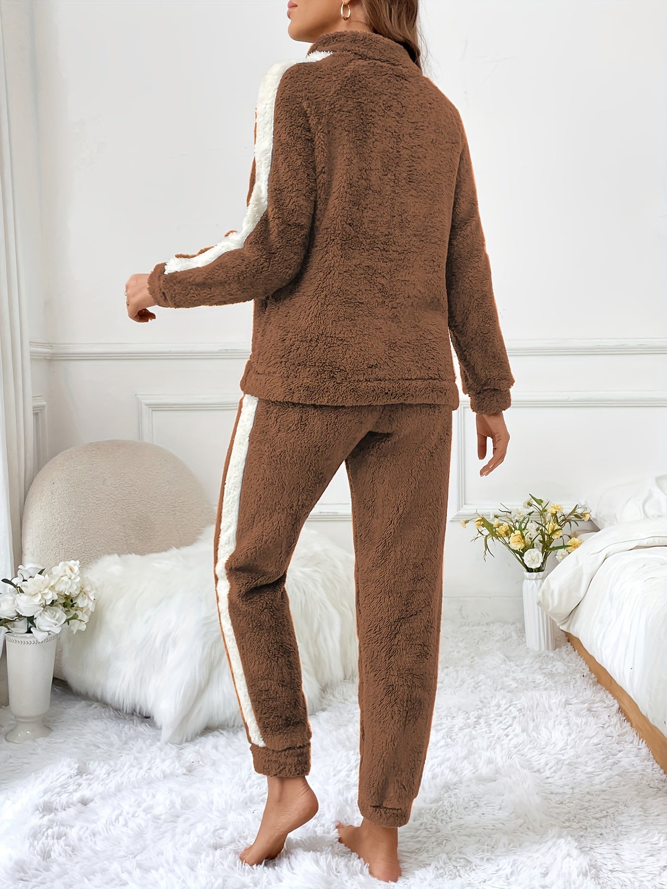 Dame Lounge Pyjamassett med Trendy Design 7
