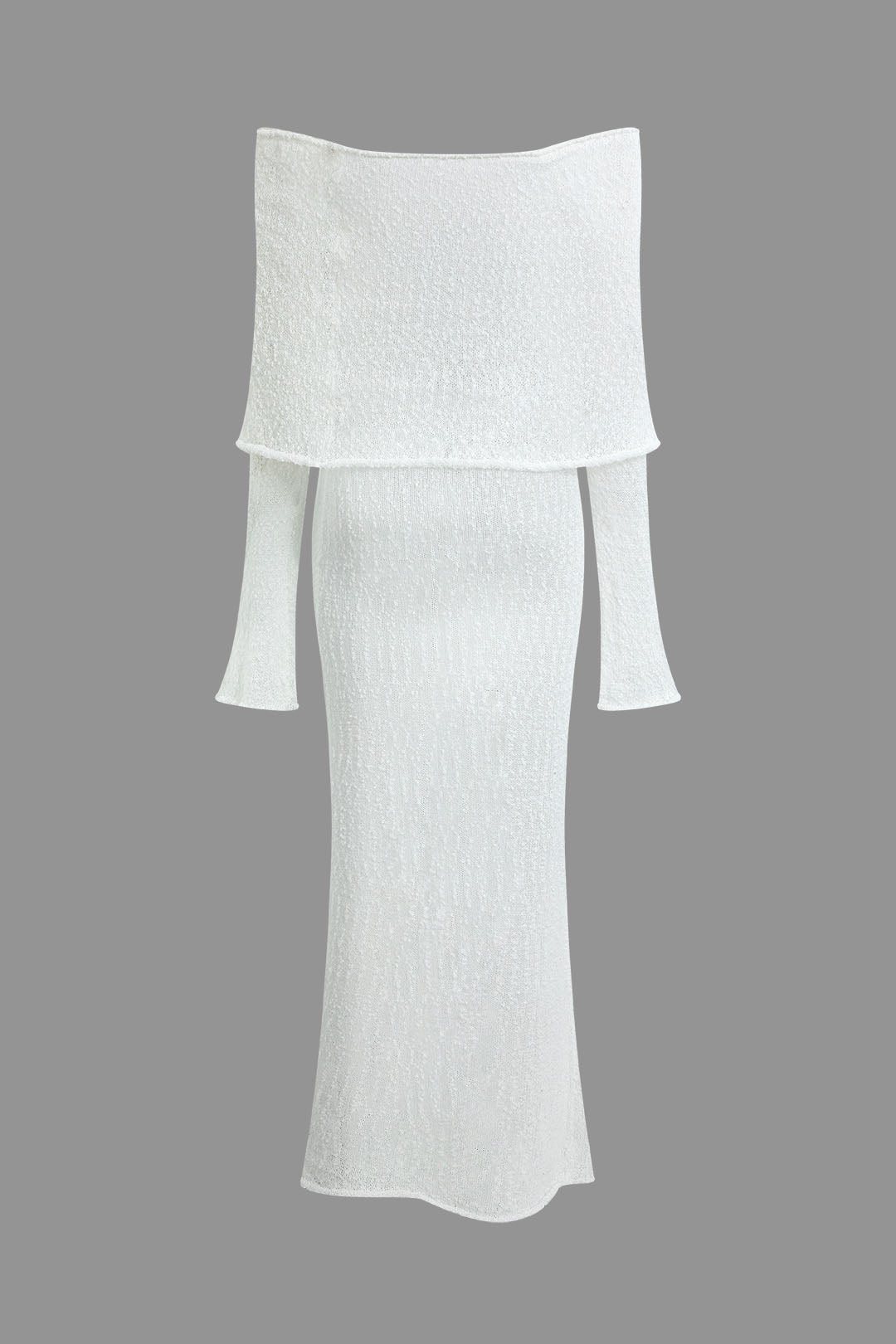 Dame Maxikjole Off Shoulder Trendy Design 3