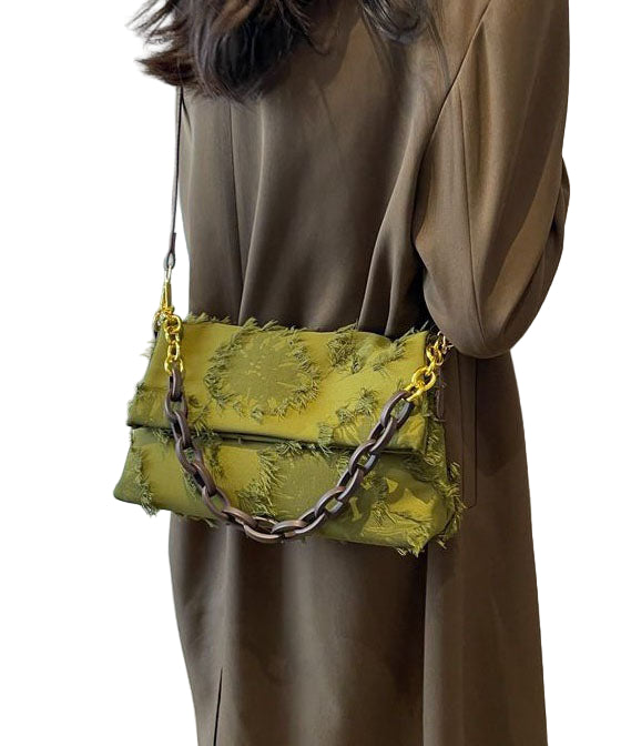 Dame Messenger Bag med Kjede 4