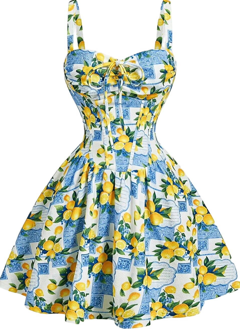 Dame Mini Kjole Bohemsk Stil 4