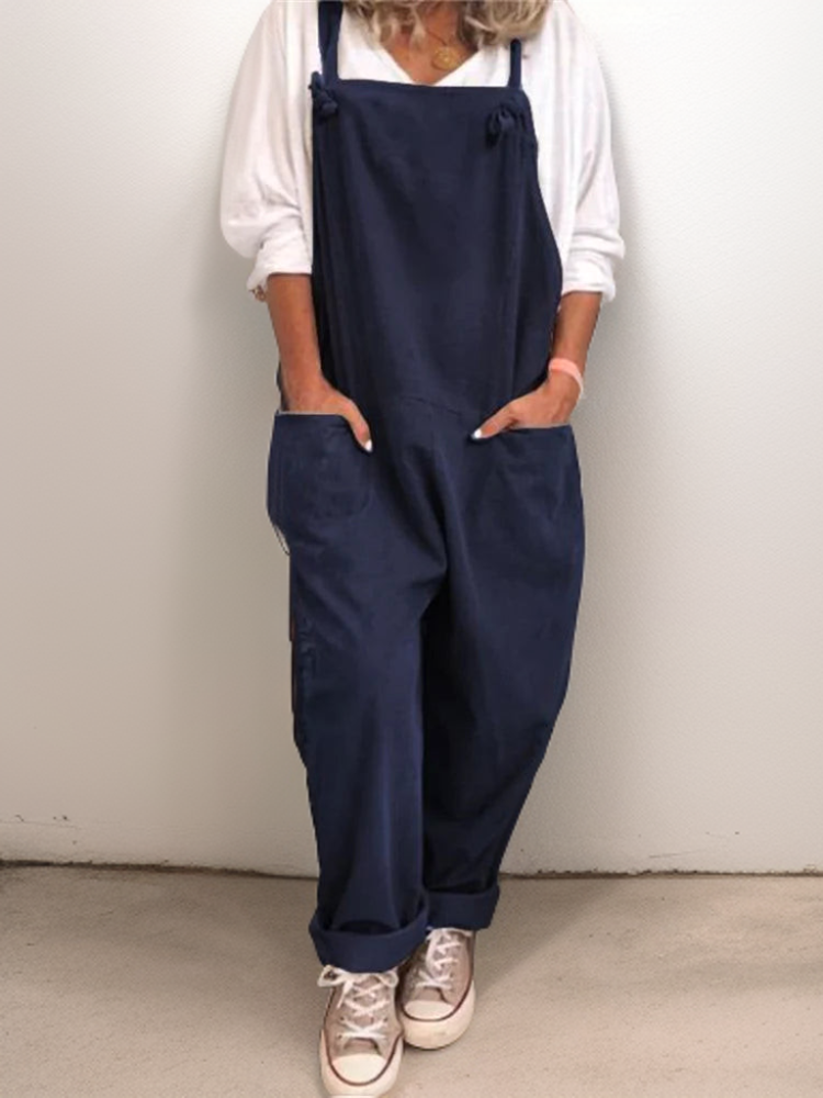 Dame Oversize Jumpsuit med Lommer 2