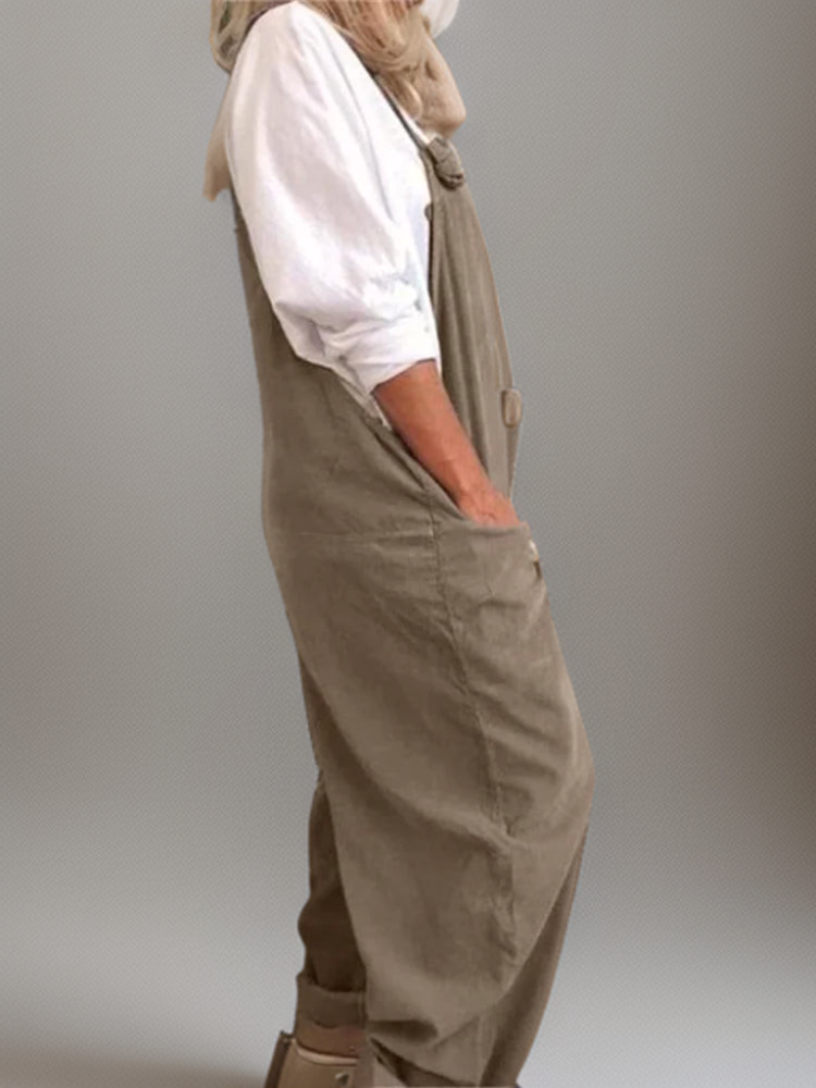 Dame Oversize Jumpsuit med Lommer 3