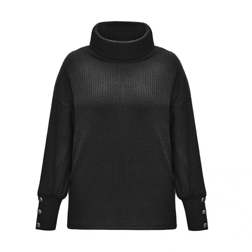 Dame Oversized Genser Turtleneck Moderne Stil 2