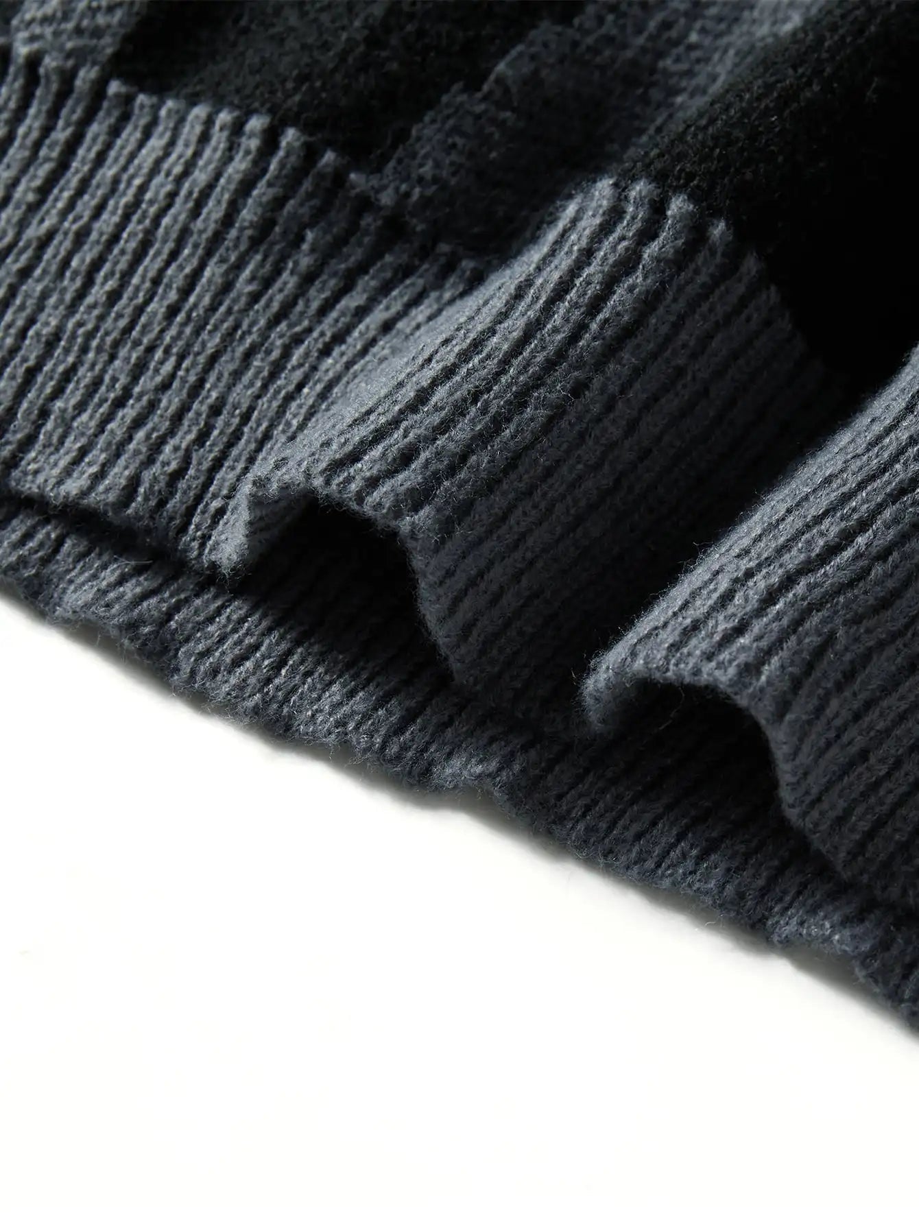 Dame Oversized Strikkegenser Abstrakt Mønster Moderne Stil 5