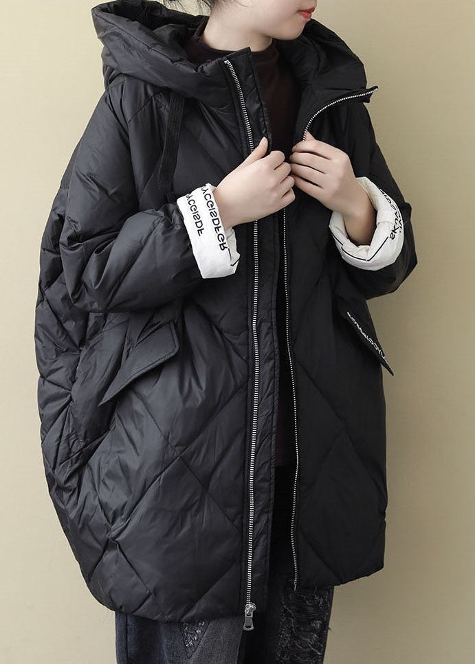 Dame Pufferjakke Lang Boho Stil 2