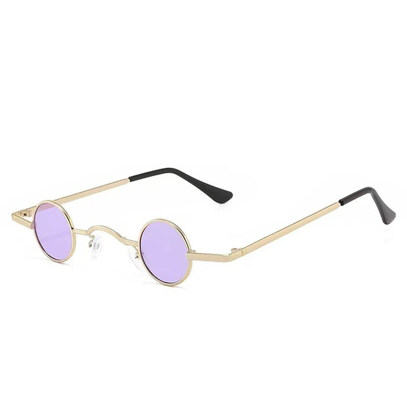 Dame Runde Solbriller Vintage Stil med UV-Beskyttelse 10