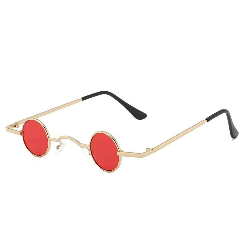 Dame Runde Solbriller Vintage Stil med UV-Beskyttelse 9