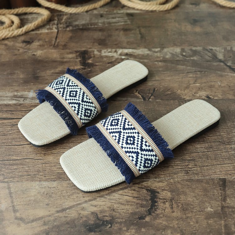 Dame Sandaler Bohemian med Frynser 3