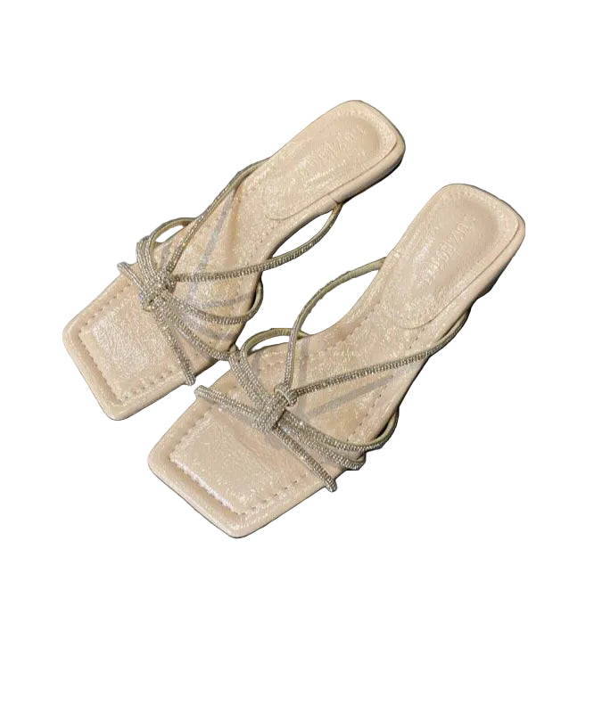 Dame Sandaler Chunky Heel 0