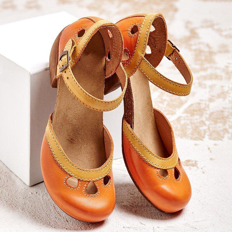 Dame Sandaler Komfortabel Klassisk Stil 6