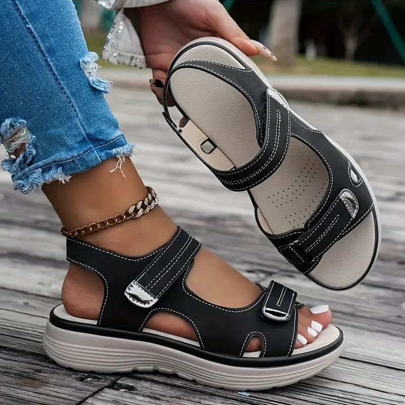 Dame Sandaler Plattform for Sommerreise 3