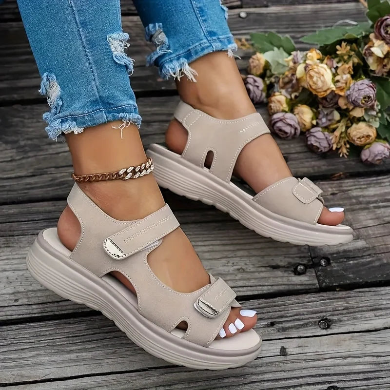 Dame Sandaler Plattform for Sommerreise 5