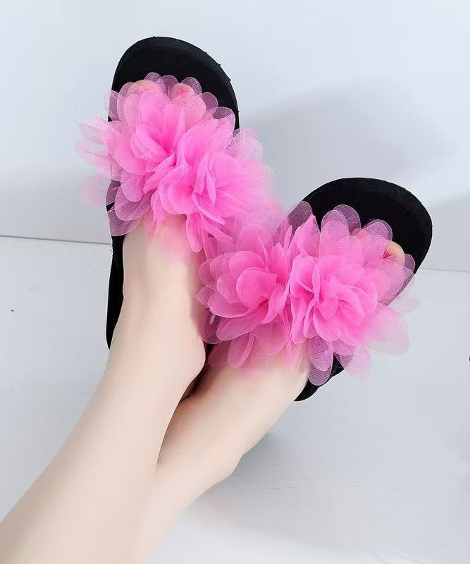 Dame Sandaler Plattform med Blomsterdesign 1