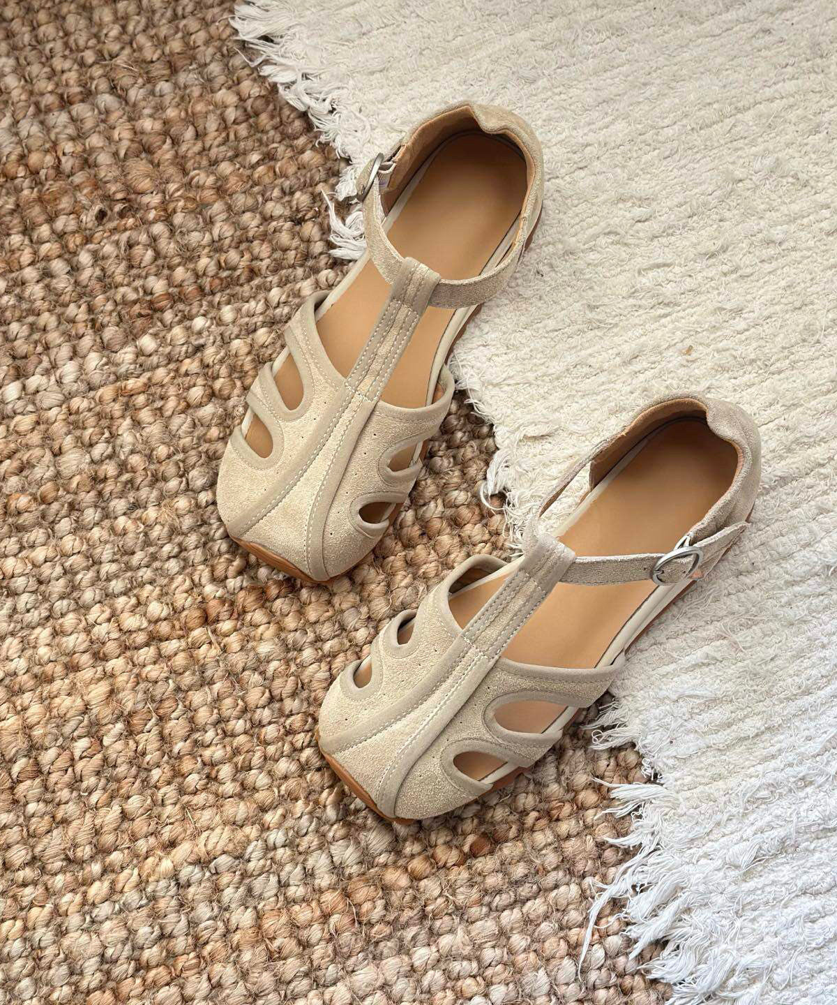 Dame Sandaler Retro Splicing 1