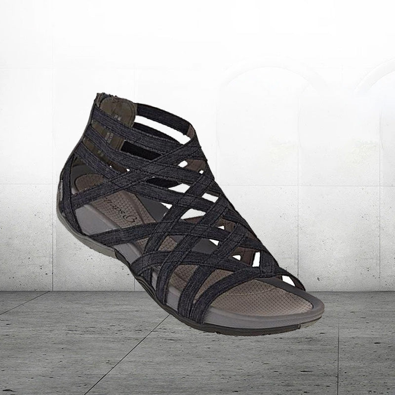 Dame Sandaler Romerske Flate for Sommerbruk 3