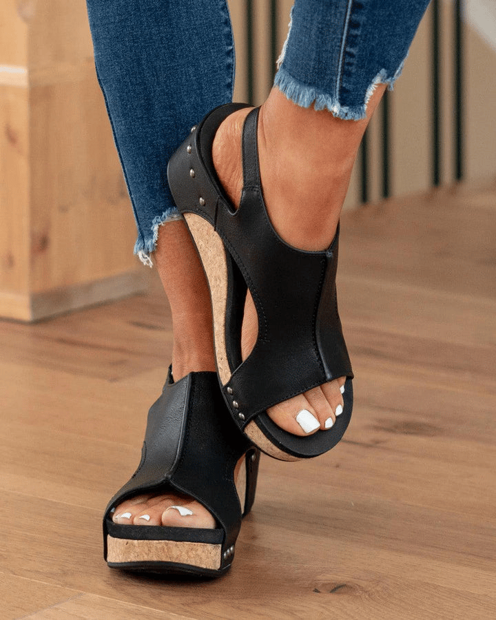 Dame Sandaler Tidløs Design Komfortabel Passform 1