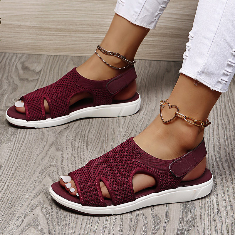 Dame Sandaler med Borrelås 12