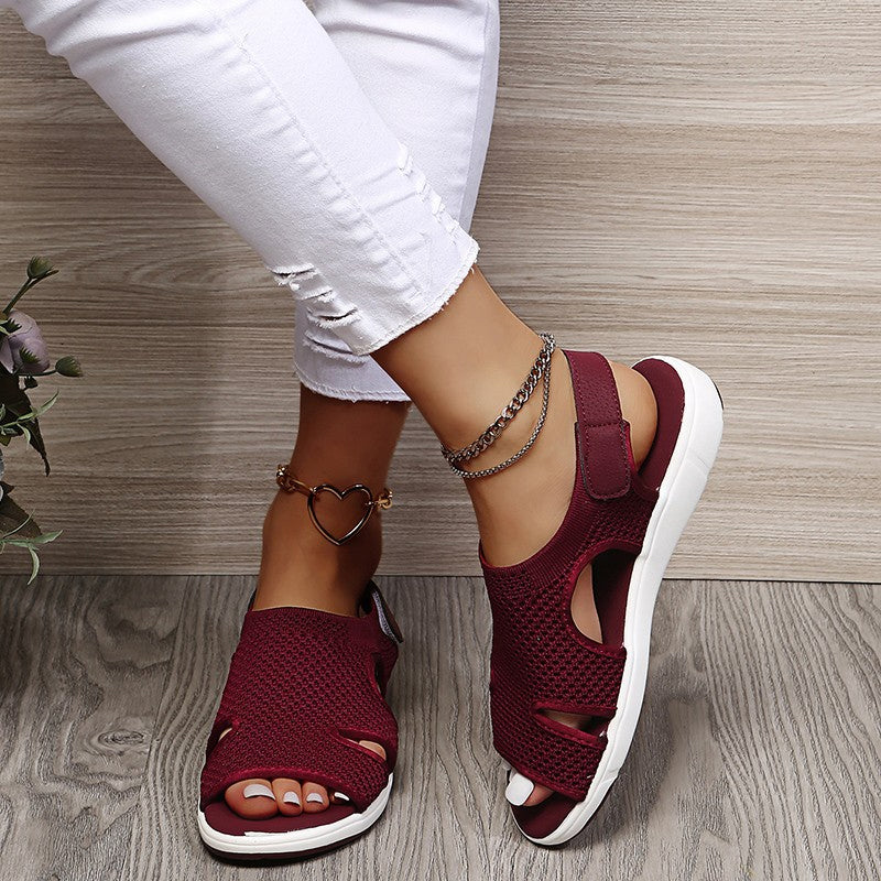 Dame Sandaler med Borrelås 4