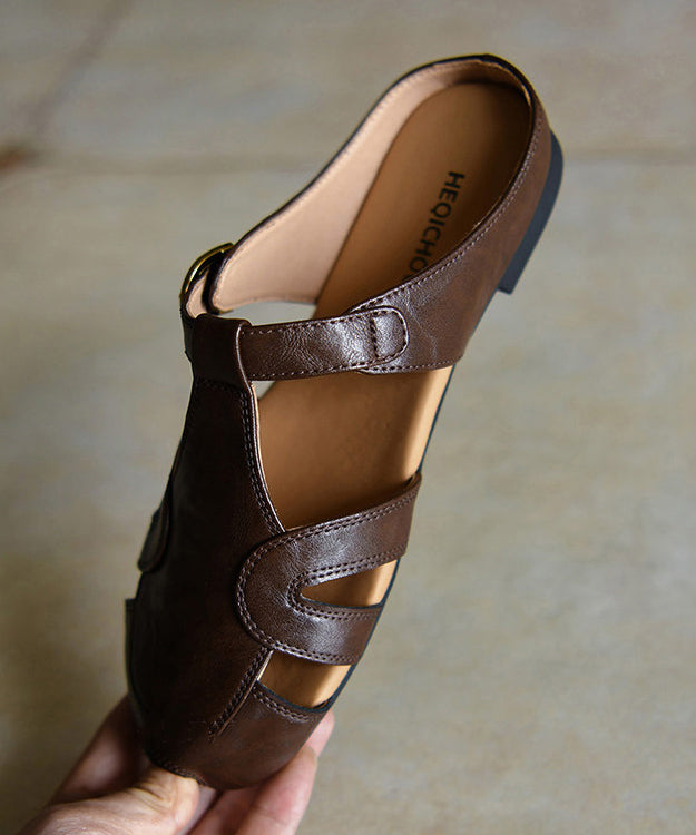 Dame Sandaler med Utskåret Design 2