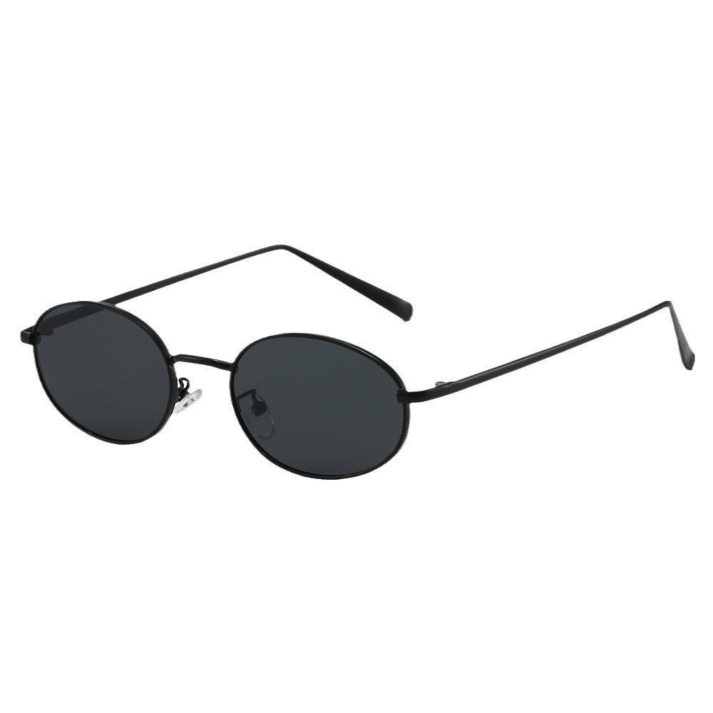 Dame Solbriller Ovalt Design med UV-Beskyttelse 8
