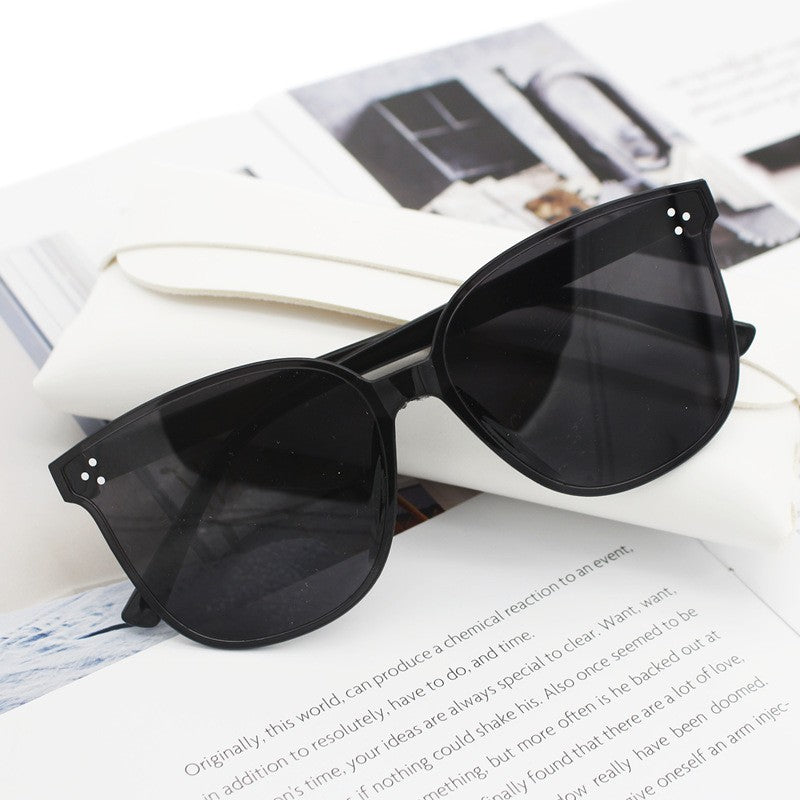 Dame Solbriller Overdimensjonert Design Moderne Stil 3