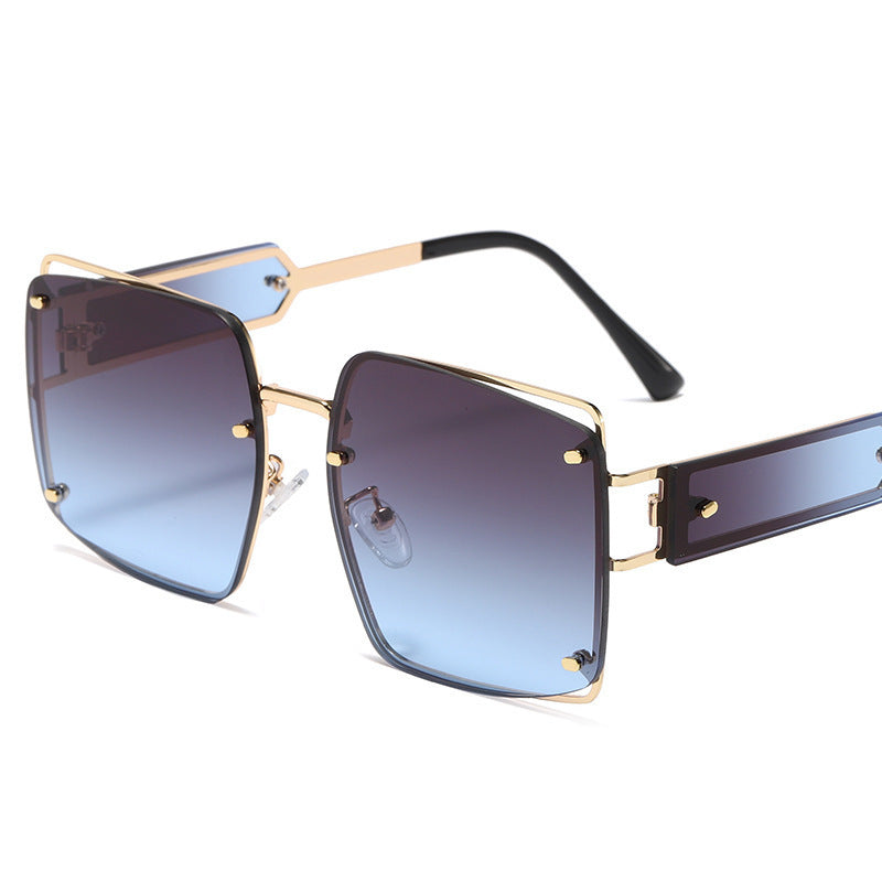 Dame Solbriller Overdimensjonert Geometrisk Design 2