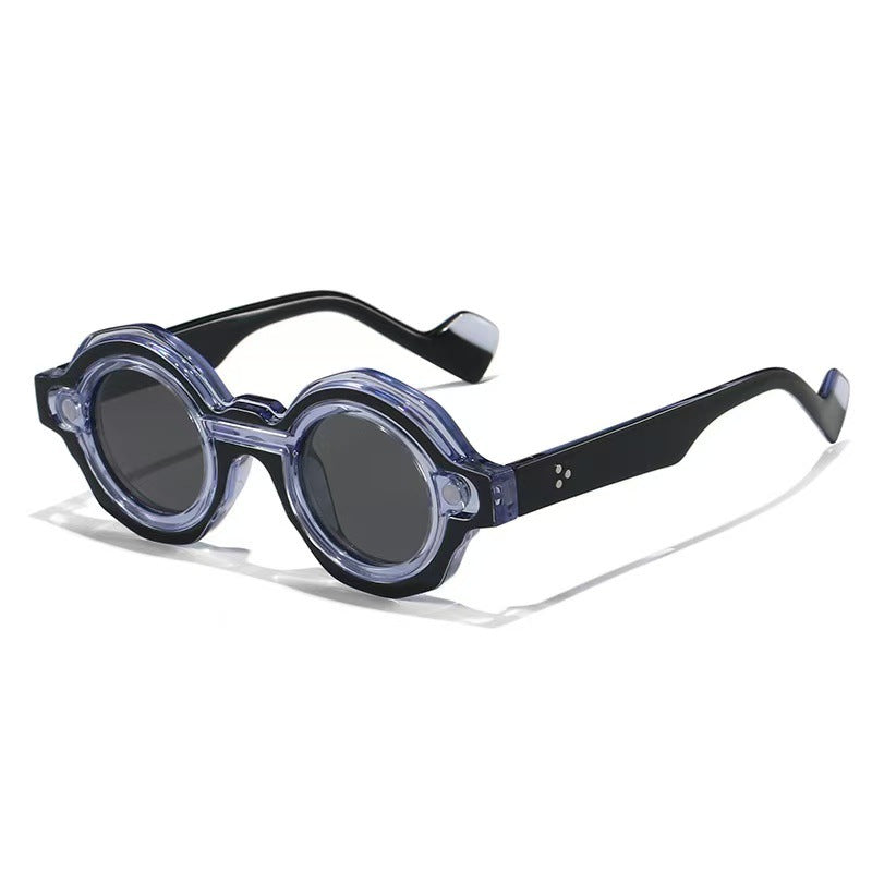 Dame Solbriller Rund Design Moderne 2