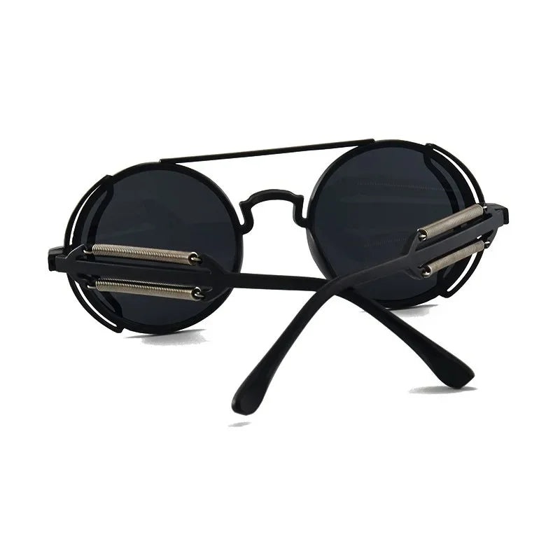 Dame Solbriller Rundede Linser Moderne Design 4