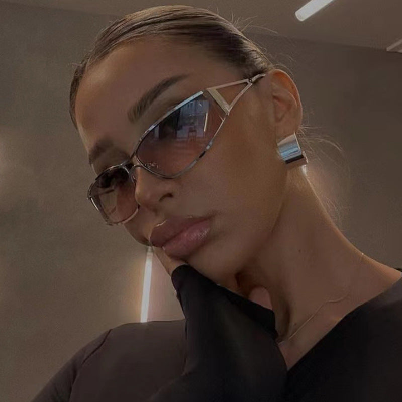 Dame Solbriller Sporty Futuristisk Stil 2