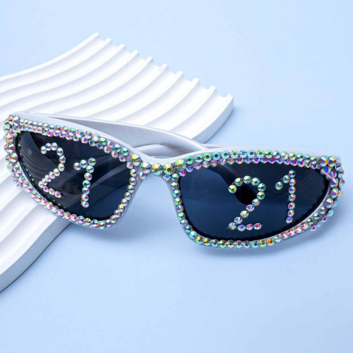 Dame Solbriller med Rhinestones 3