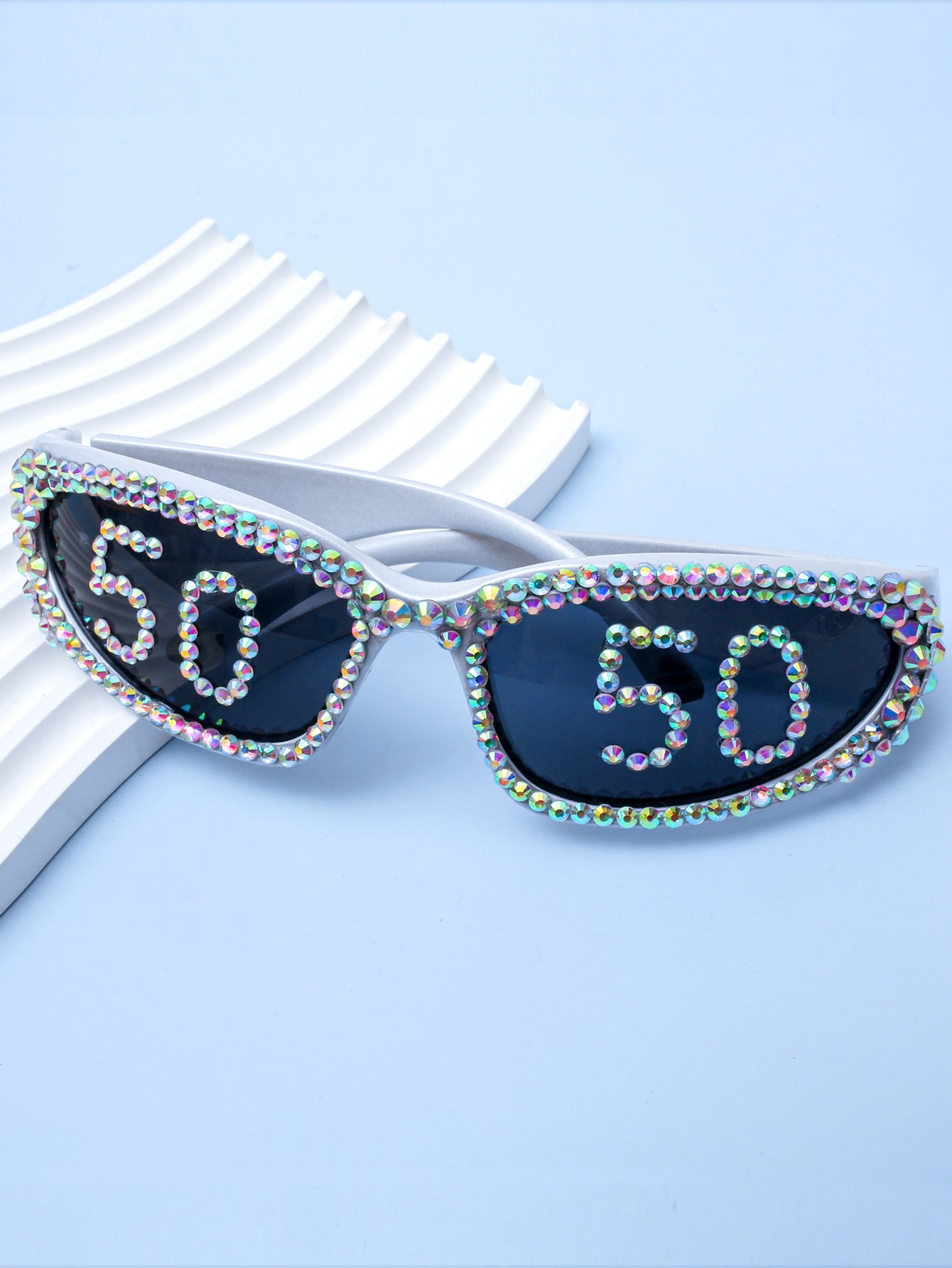 Dame Solbriller med Rhinestones 8