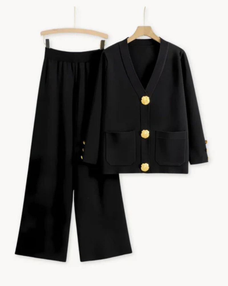 Dame Strikkesett med Klassisk Design 2