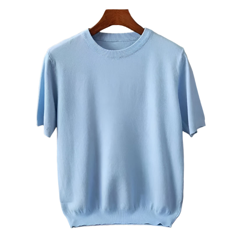 Dame T-skjorte Enkel Stil 100% Cashmere 0