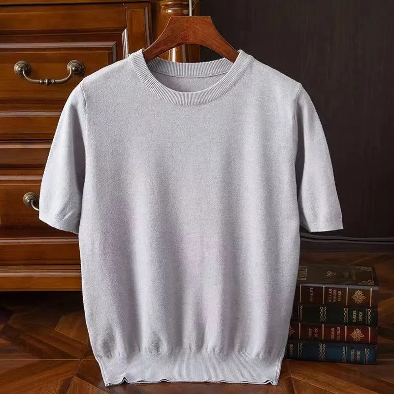 Dame T-skjorte Enkel Stil 100% Cashmere 1