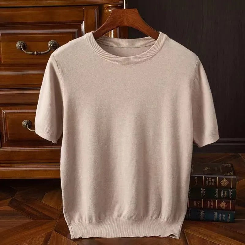 Dame T-skjorte Enkel Stil 100% Cashmere 3