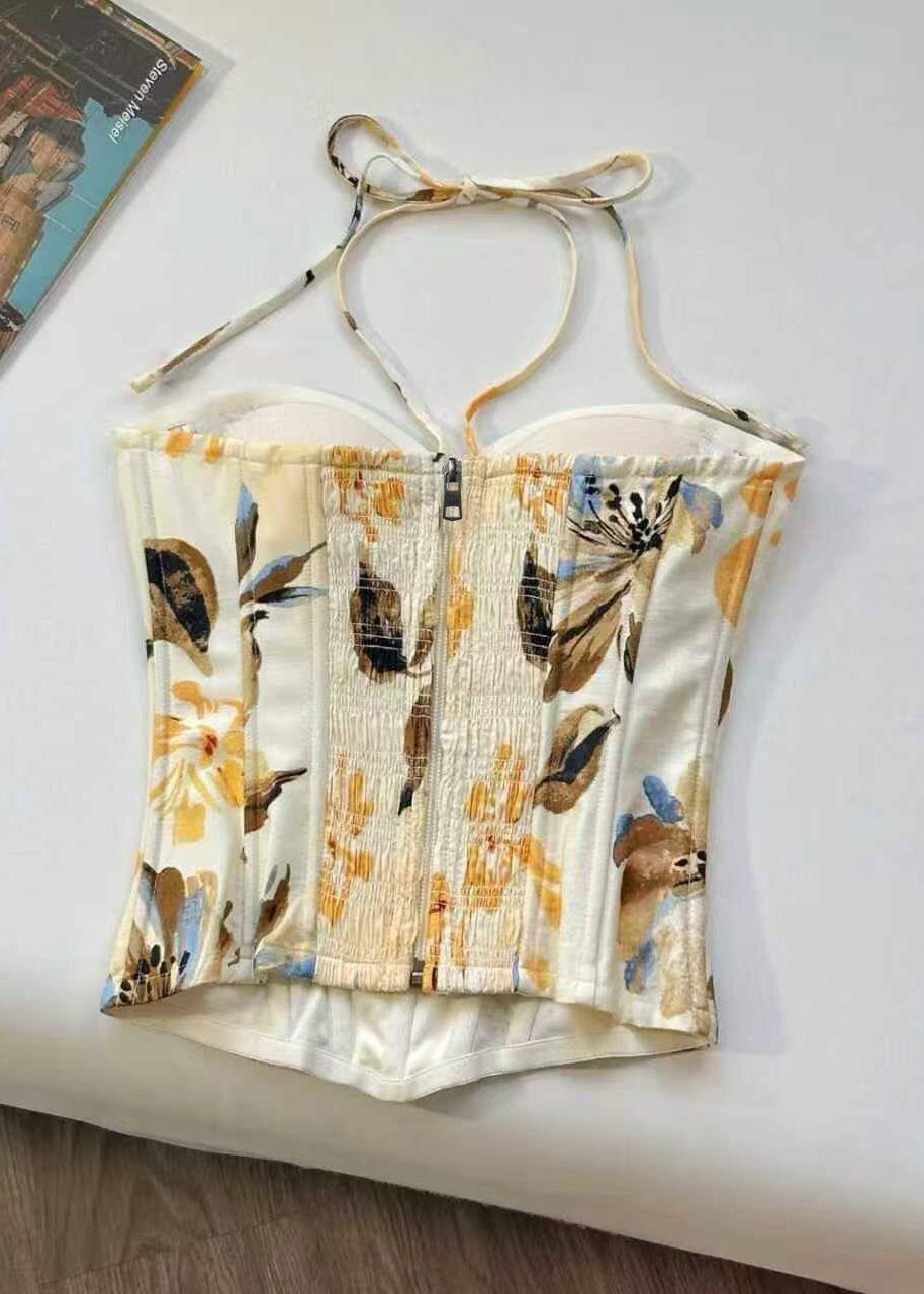 Dame Tanktop med Snøretrykk Moderne Stil 1