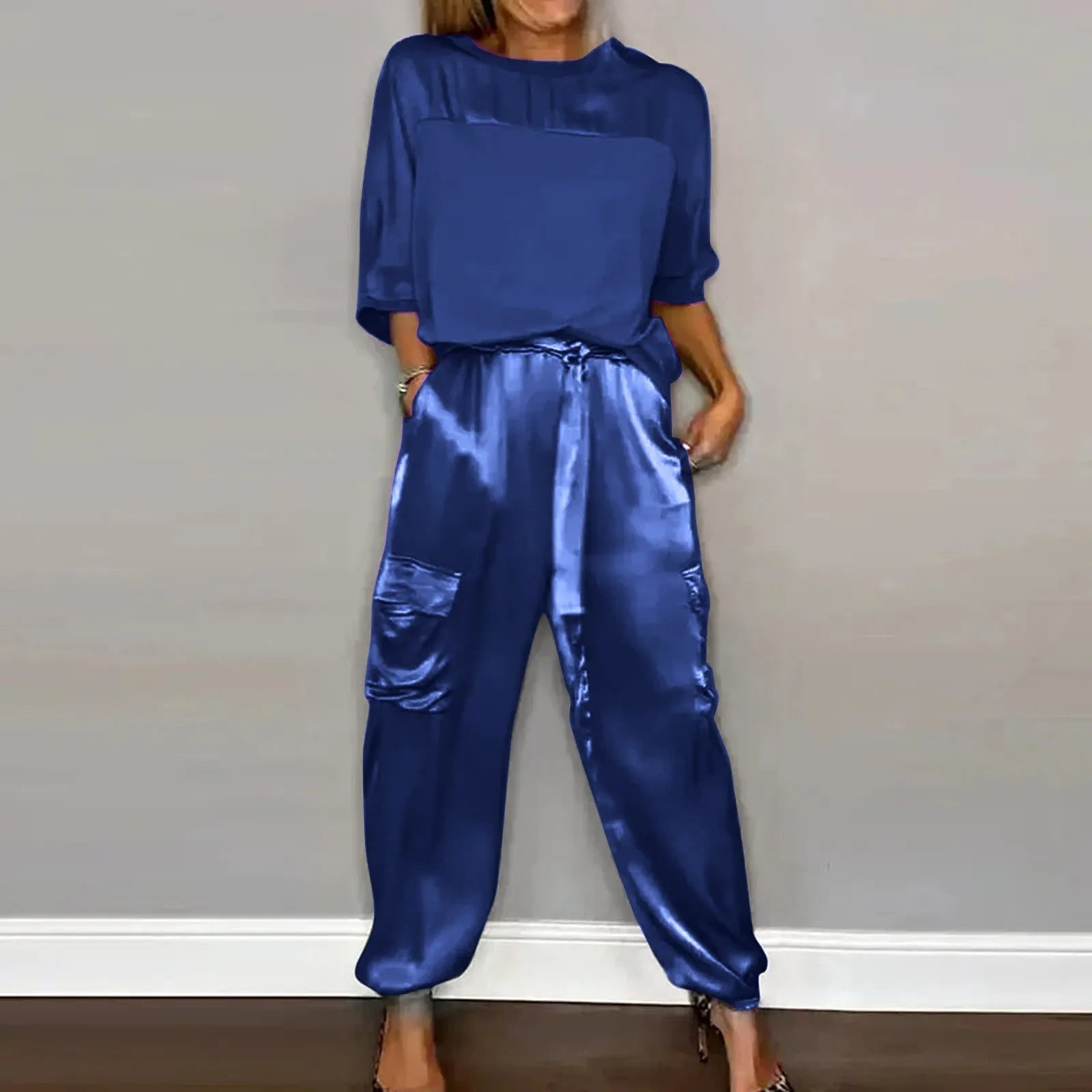 Dame Todelt Dress Løs Passform 4