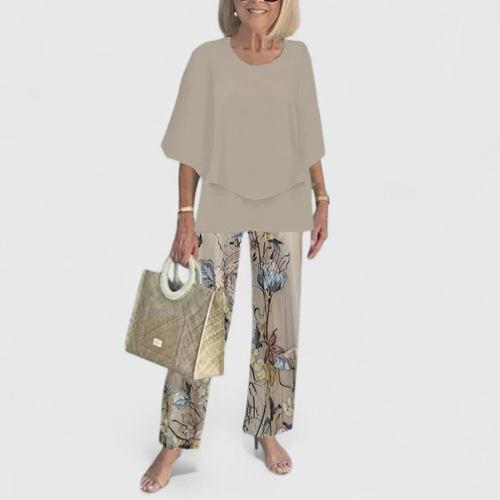 Dame Todelt Sett Sofistikert Stilfull 1