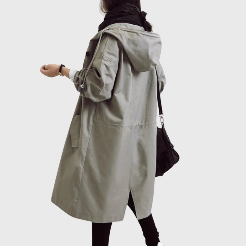 Dame Trenchcoat Vanntett 6