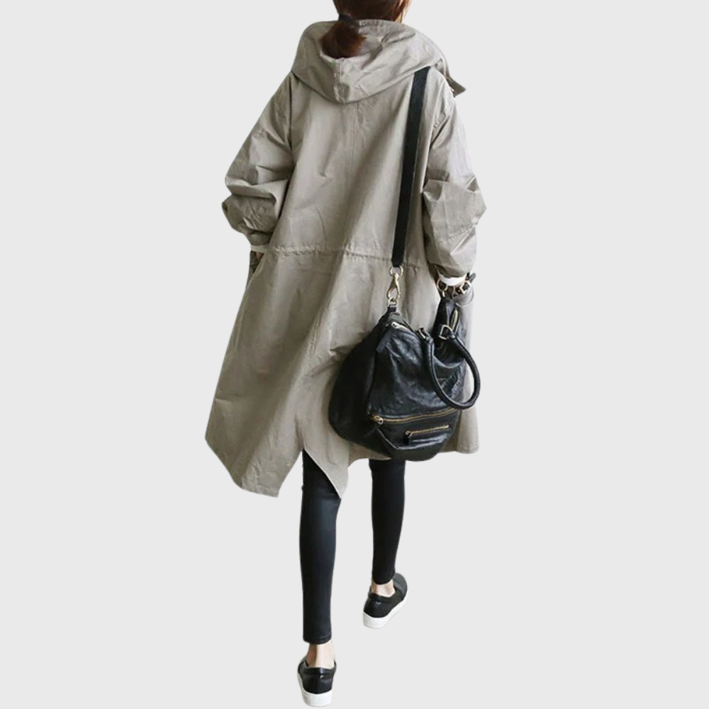 Dame Trenchcoat Vanntett 7