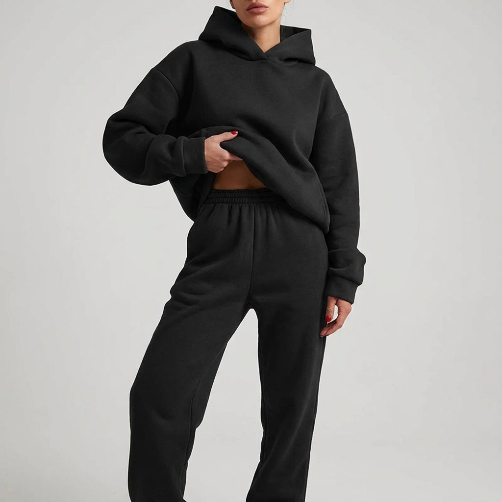Dame Treningsdresssett Overdimensjonert Stil 1