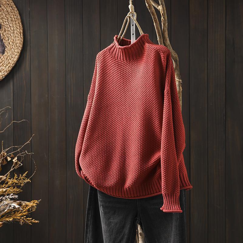 Dame Turtleneck Genser Klassisk Stil 1