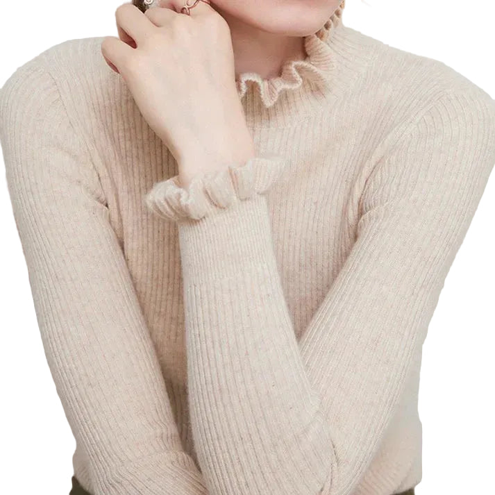 Dame Turtleneck Genser Med Sofistikert Design 0