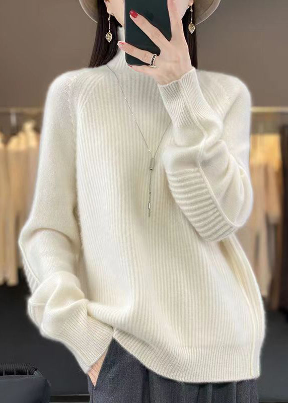 Dame Turtleneck Genser i Løs Passform 2
