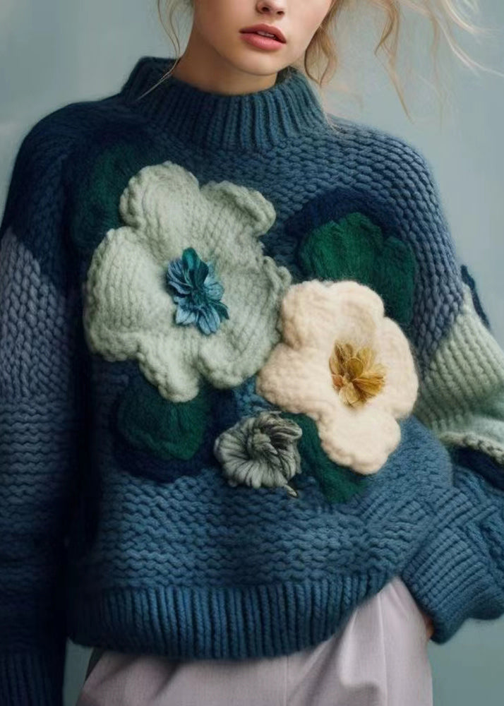 Dame Turtleneck Strikket Top 1