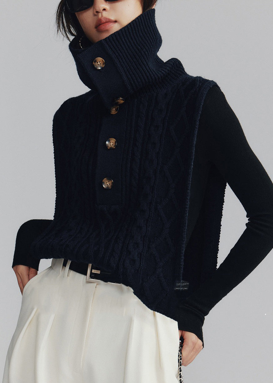 Dame Turtleneck Vest Ermeløs 1