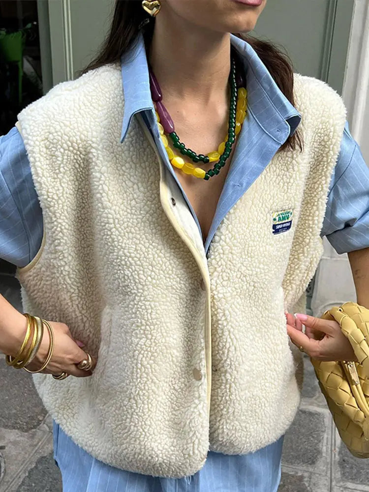 Dame Vest Tidløs Design 1