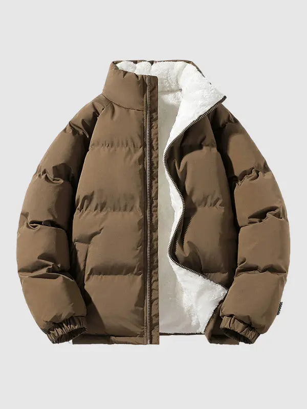 Dame Vinter Jakke Trendy Polstret Pufferjakke 2